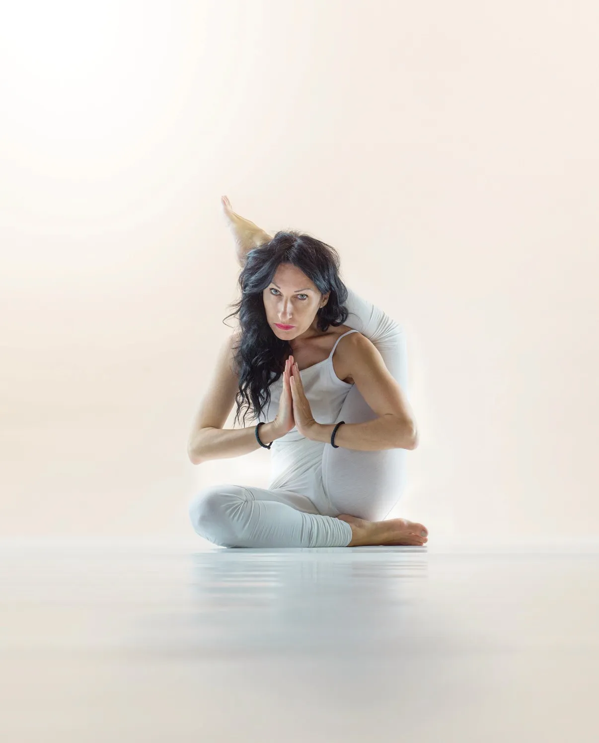 Guru Mai Ram in an asana