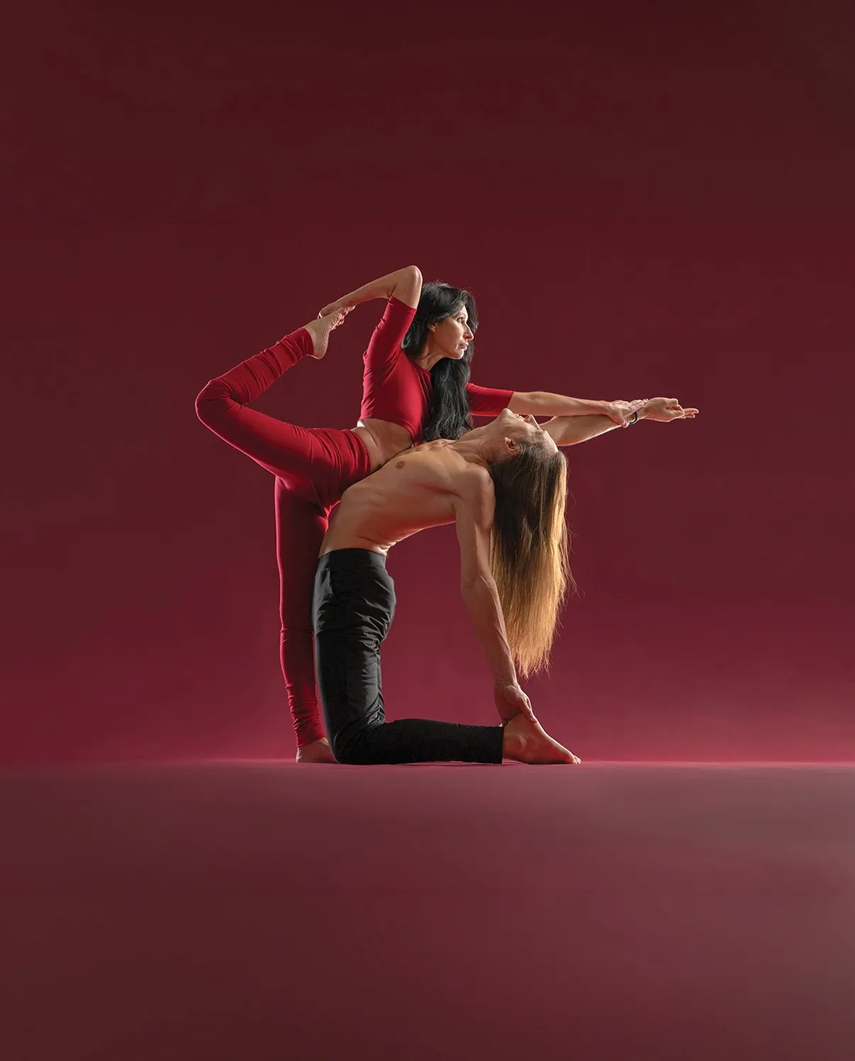 Guru Mai Ram in an asana