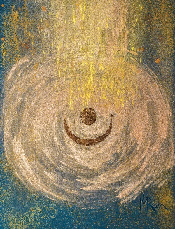 Painting by Guru Mai Ram, Return