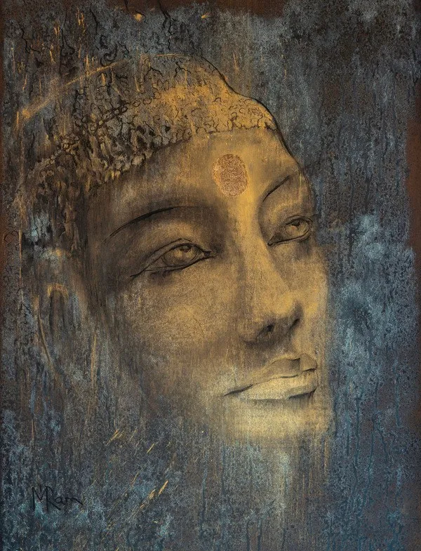 Painting by Guru Mai Ram, Reflection
