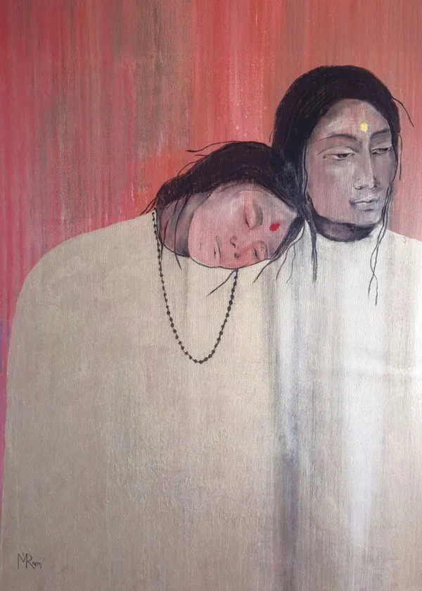 Painting by Guru Mai Ram, Love