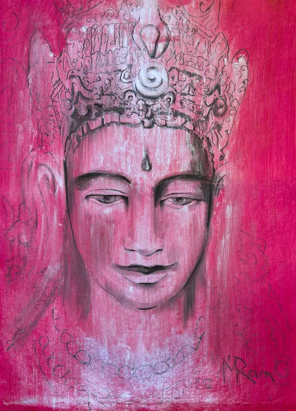 Painting by Guru Mai Ram, Mahavidya – Great Liberating Knowledge