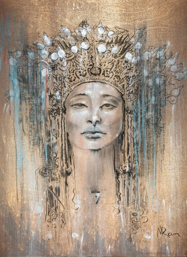 Painting by Guru Mai Ram, Tara – Goddess of Mercy