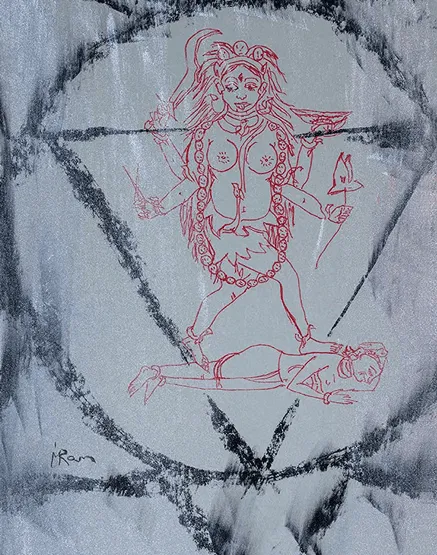 Painting by Guru Mai Ram, Goddess Tara