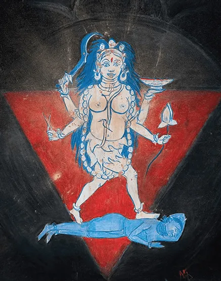 Painting by Guru Mai Ram, Goddess Tara – Helping to Overcome Difficulties
